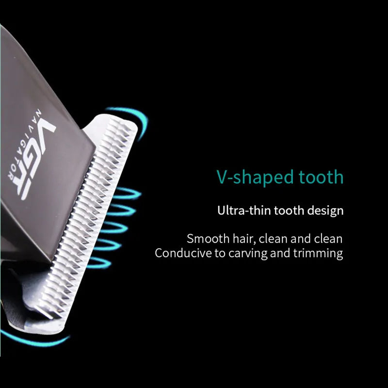 VGR V030 Professional Waterproof Hair Trimmer Display Men's Hair Clipper