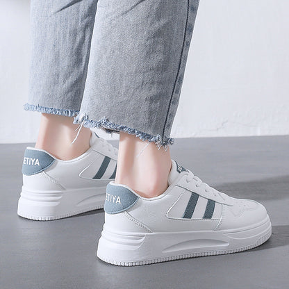 White Shoes 2023 Female Student Casual Shoes Breathable Sports Shoes