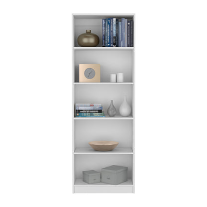 Bookcase 4-Shelves Benzoni, Office, White