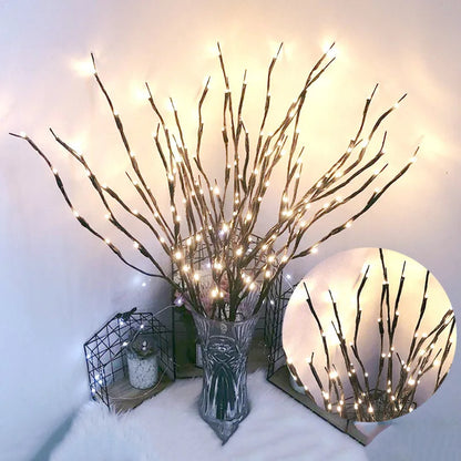 20 Light Tree Branch Light String New Year Decorations for Home New Year