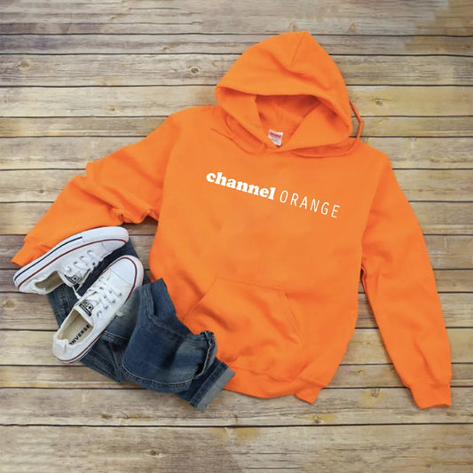 Orange Streetwear Hoodies