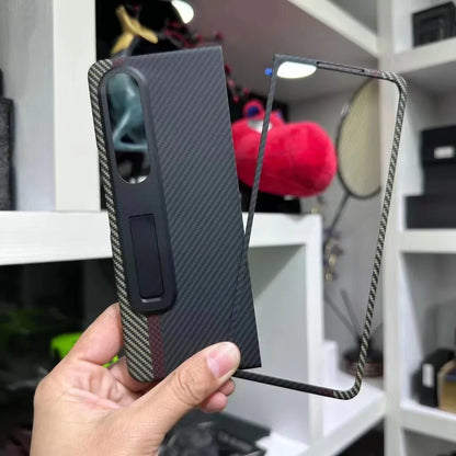 YTF-Carbon 600D Carbon Fiber Phone Case for Samsung Galaxy Z Fold 4 Case