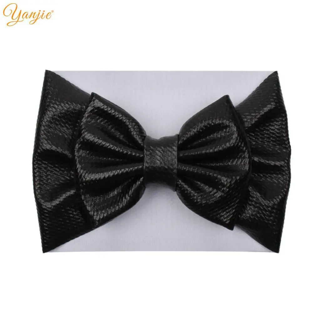 YANJIE 2023 New Turban Fashion 5'' Hair Bows Headband