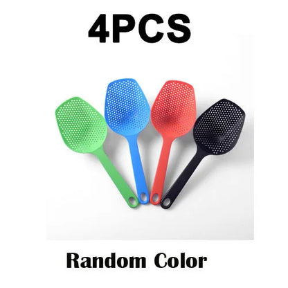 Vegetable Strainer Cooking Shovels Vegetable French Fries Strainer Scoop Nylon