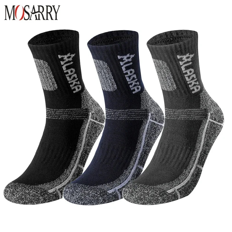 3 Pairs/Set Winter Professional Men's Sports Sock Outdoor Keep Warm Cycling