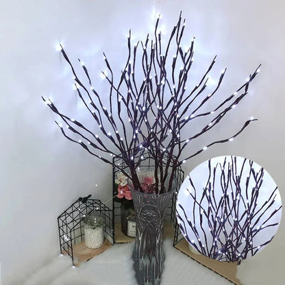 20 Light Tree Branch Light String New Year Decorations for Home New Year