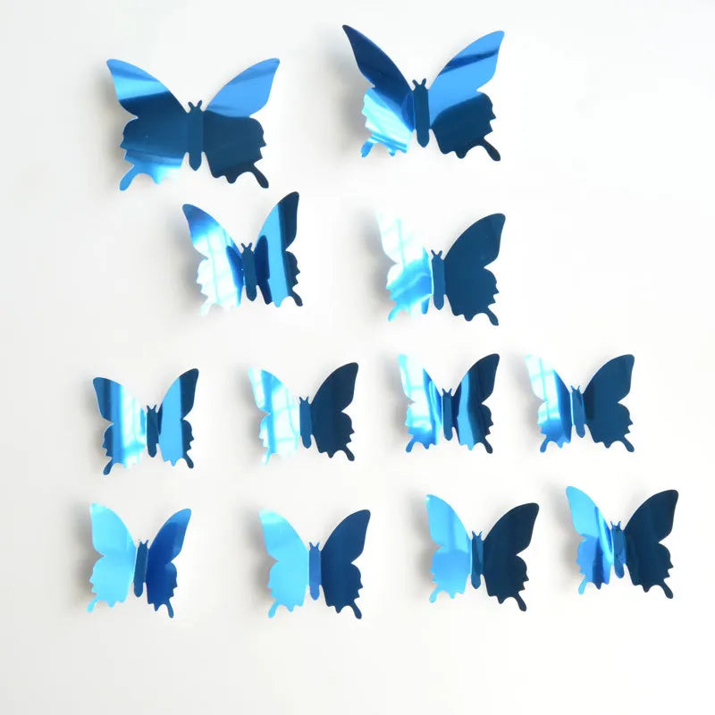 Creative Butterfly Refrigerator Sticker Home Decor Kitchen DIY Wall Stickers