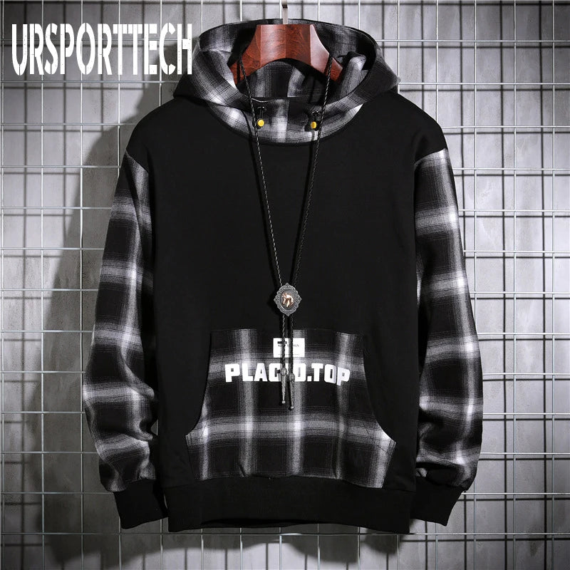 Spring Autumn Hoodies Man Sweatshirts Men Fleece Streetwear Pullover