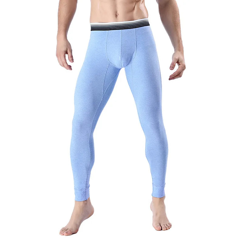 New Solid Color Autumn Pajamas Sexy Mens Sleep Bottoms Sleeping Pants Thermal