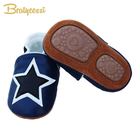 New Star Winter Baby Shoes Plush Lining Genuine Leather