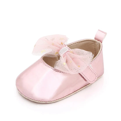 Bowknot Princess Baby Girls Shoes Breathable Mesh Flats Shoe