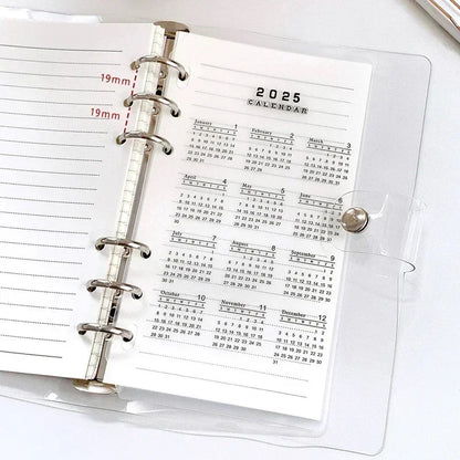 Fromthenon 2024 2025 Year Calendar Index Dividers Watercolor Refill