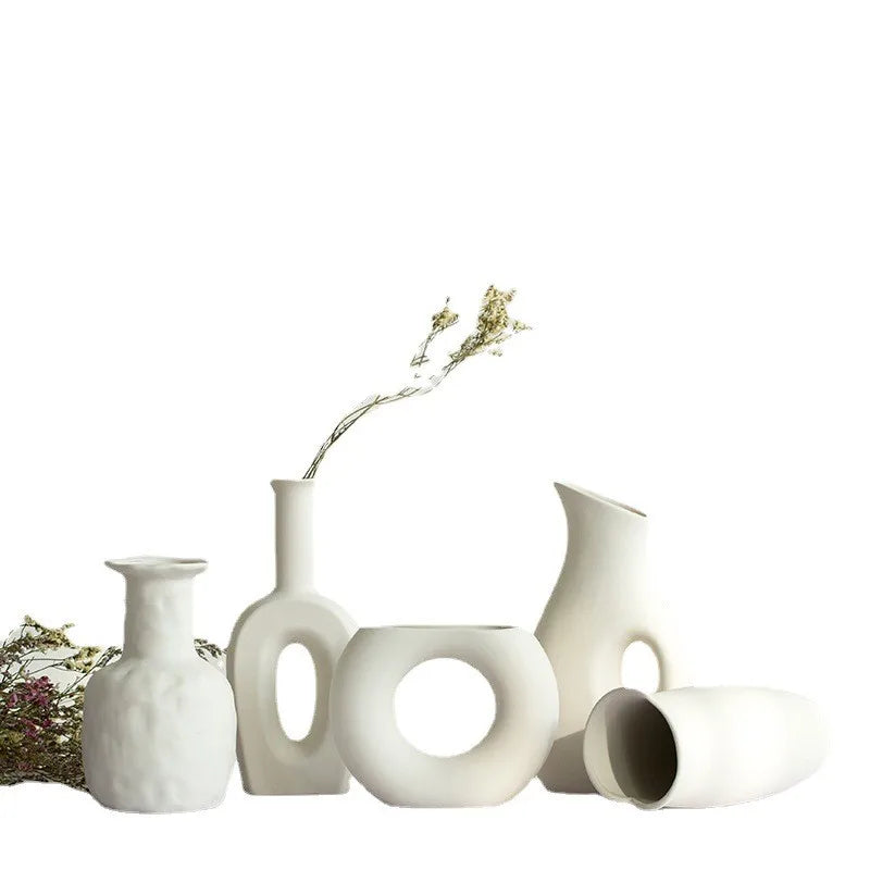 Custom Modern Home Decorations Nordic Vase Decor Ceramic Flower Vases