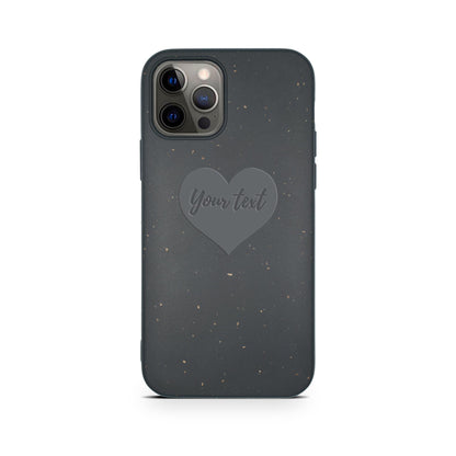 Biodegradable Personalized Phone Case - Black