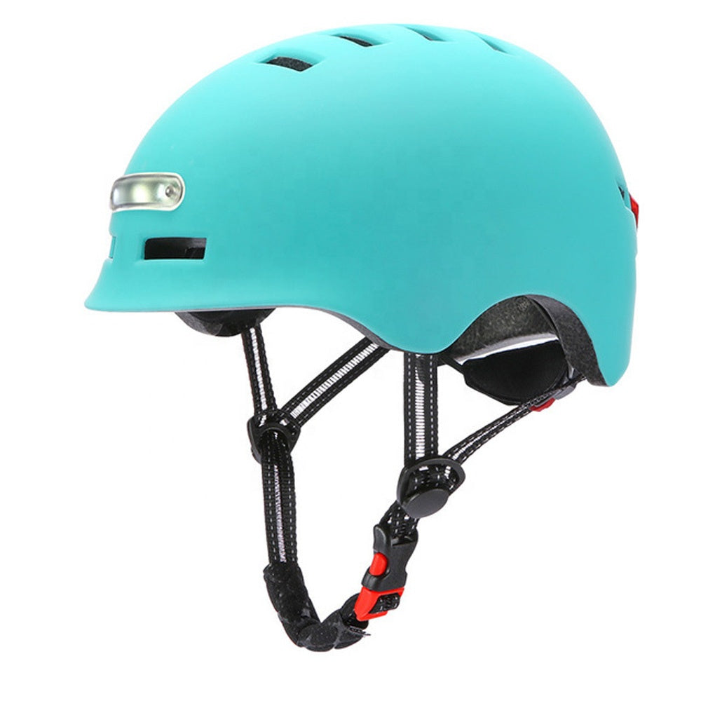 Safety Helmets for Electric Scooter Spare Parts Helmet With LED Flashing Light