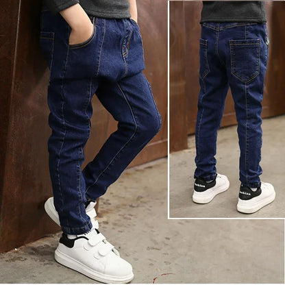 IENENS Kids Boys Jeans  Fashion Clothes Classic Pants Denim