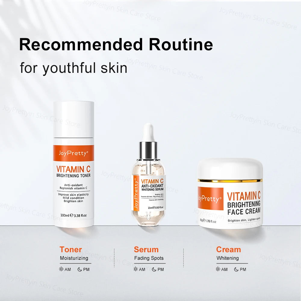 JoyPretty Vitamin C Skin Care Whitening Dark Spots Cream Serum