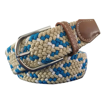 ZLD 60 Colors Female Casual Knitted Pin Buckle Men Belt