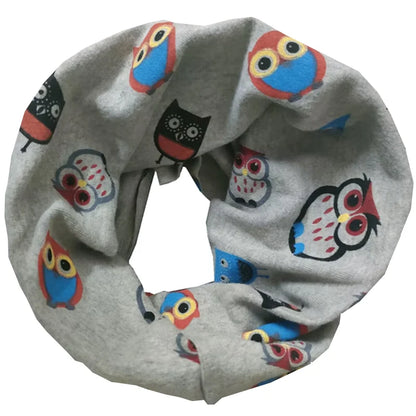 New Autumn Winter Girls 100% Cotton Scarf Children Scarf