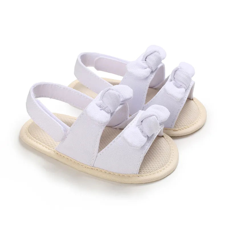 Summer Baby Girl Cute Flower Print Embroidered Sandal Soft