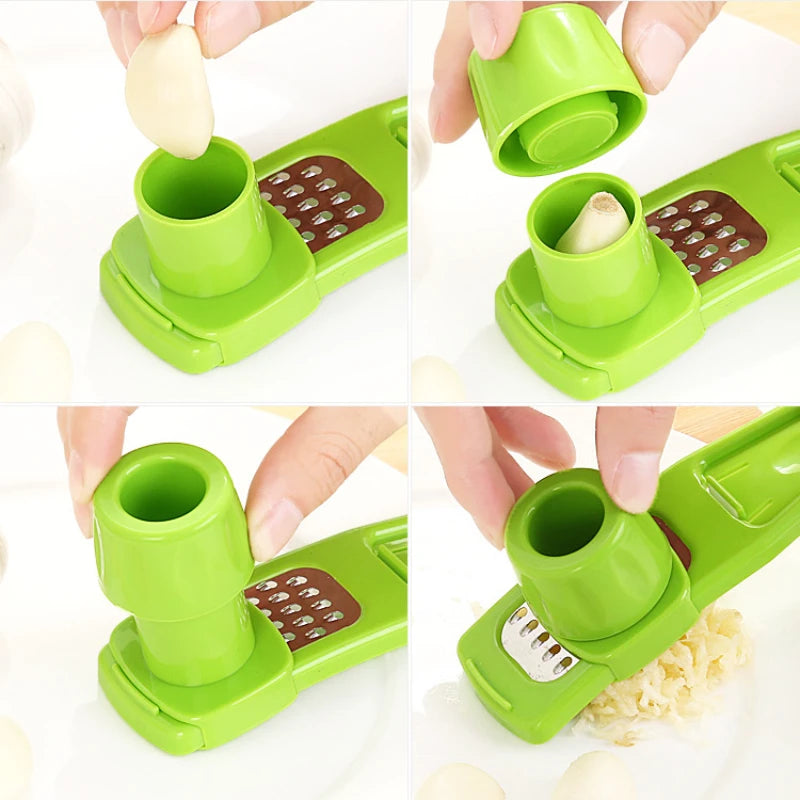 Garlic Grinder Powerful Manual Meat Slicer Fruit Vegetable Nuts Herbs Chopper