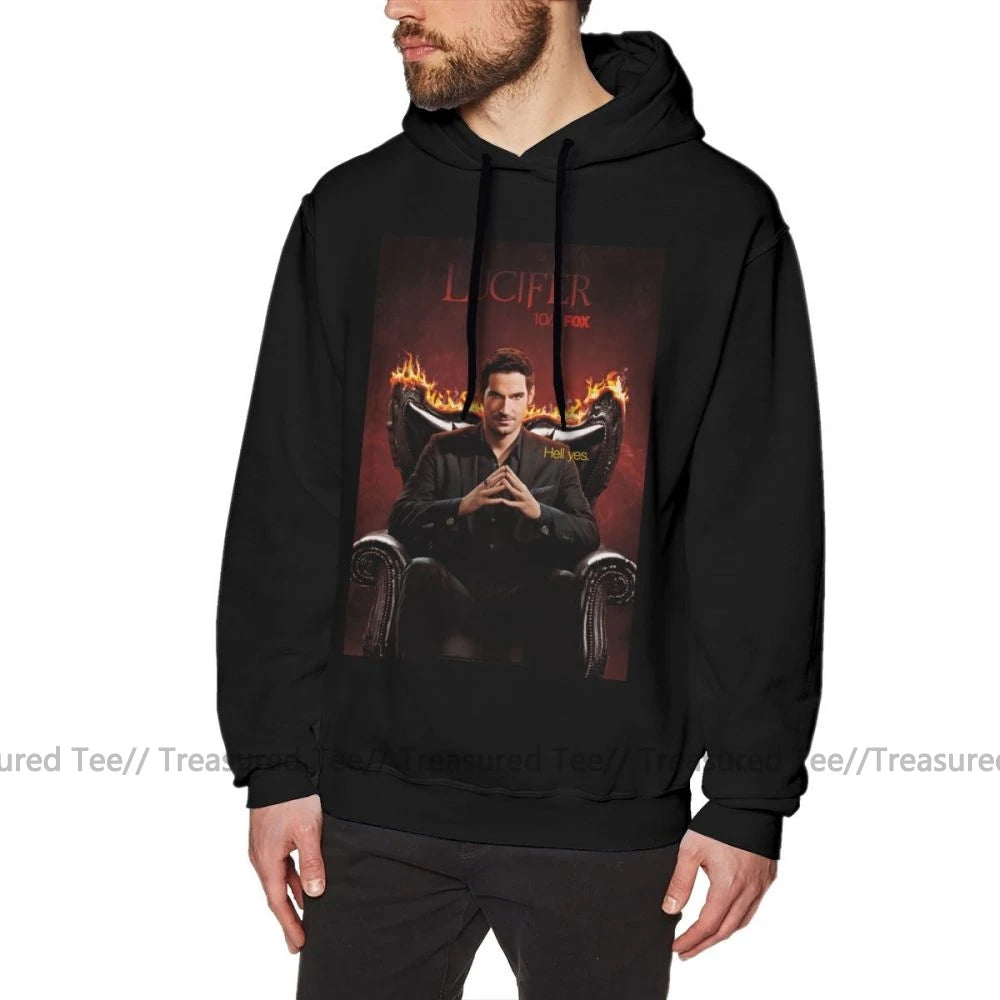 Lucifer Hoodie Lucifer Morningstar Hoodies Nice Outdoor Pullover Hoodie