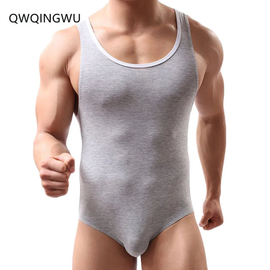 Sexy Mens Undershirt Underwear Modal Sexy Tank Tops Breathable Men Bodysuit