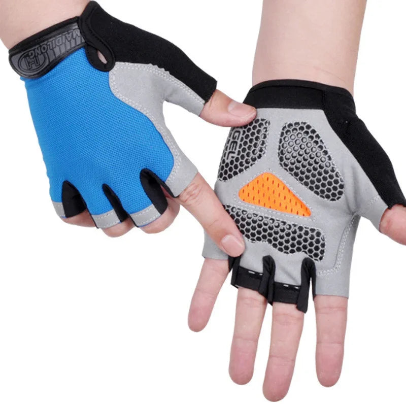 Anti-Shock Sports Gloves Weightlifting Fitness Training Non Slip Palm Protector