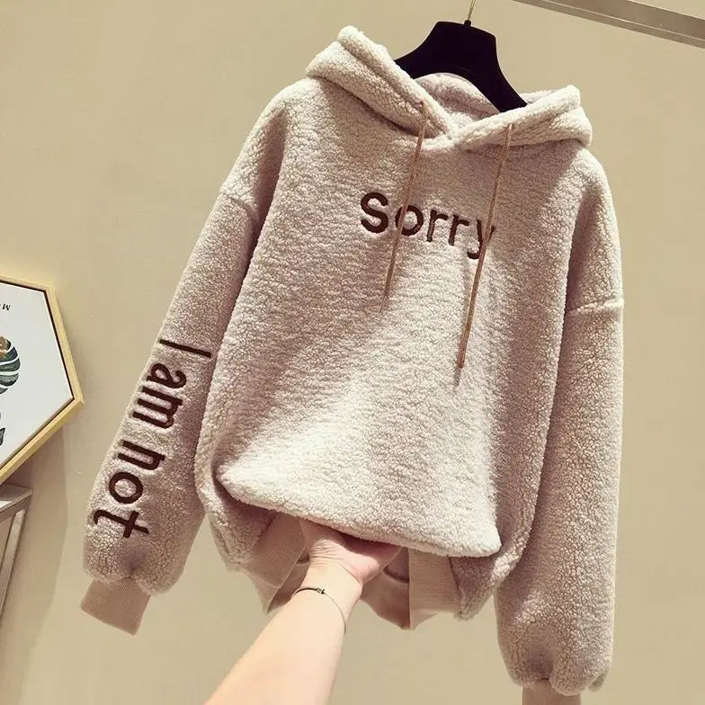 Warm Spring and Autumn Women Long Hoodies Turtleneck Spring Thin Hoodies