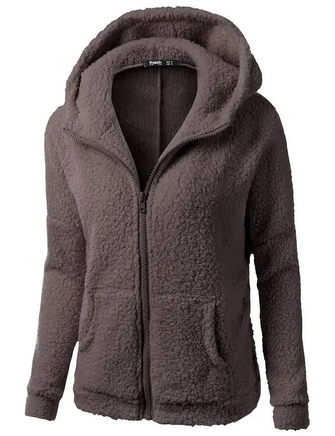 Autumn Winter Warm Jacket Women Hoodie Hooded 2023 Casual Female Hoodies