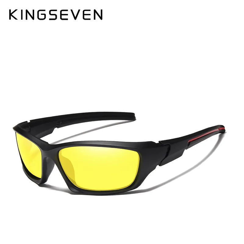 KINGSEVEN Fashion Polarized UV400 Sunglasses Men Cycling Luxury Brand Designer