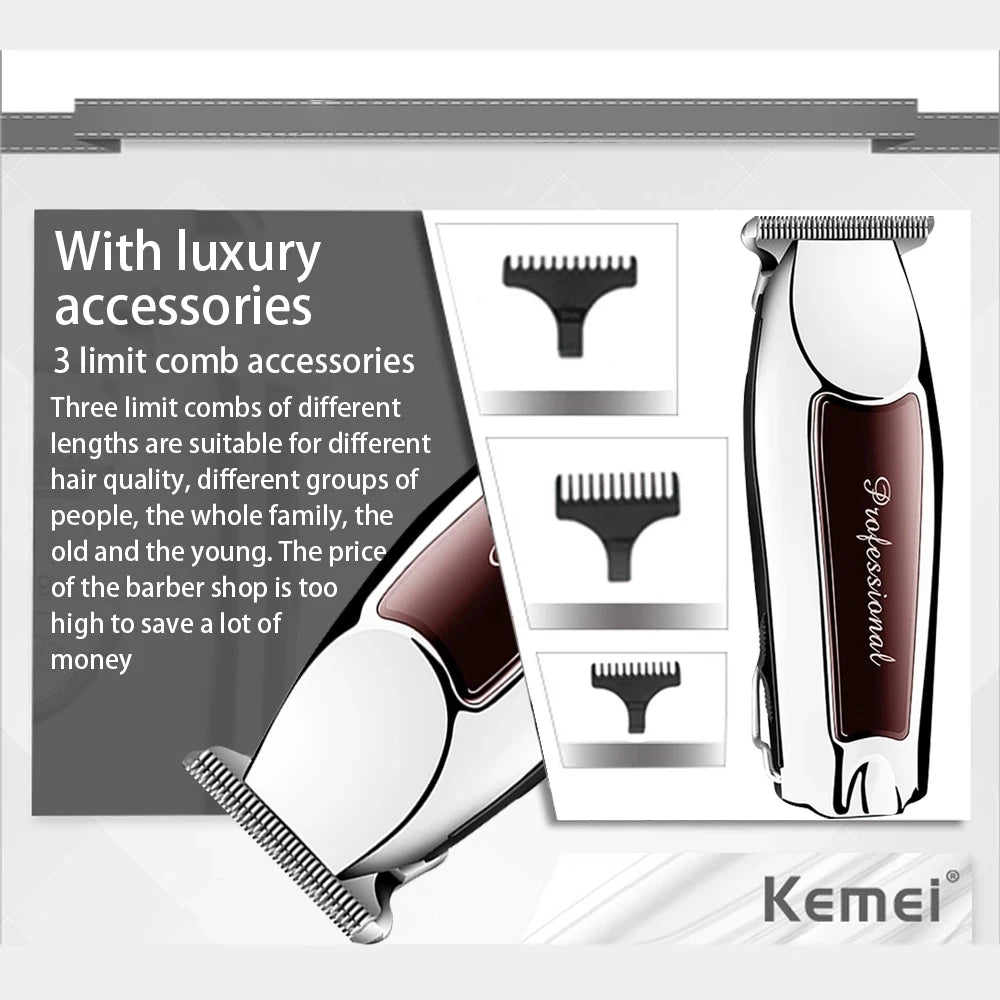 Kemei Professional Hair Cutting Machine Electric Hair Trimmers Beard Shaver