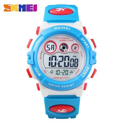 SKMEI Brand Sport Children Watch Waterproof LED Digital Kids Watches