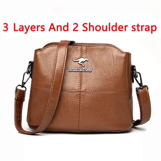 Women Embroidery Tote Bag High Quality Leather Ladies Handbags