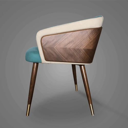 Modern Minimalist Dining Chair for Kitchen Furniture Luxury Wooden Finish