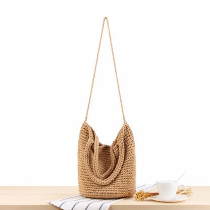 Large Summer Sea Beach Bag Straw Bag Women Straw Hand Bags