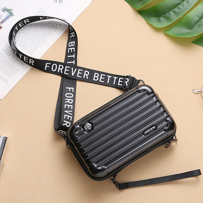 Newest Portable Mini Travel Crossbody Bag PVC Waterproof Cosmetic Bag Wide