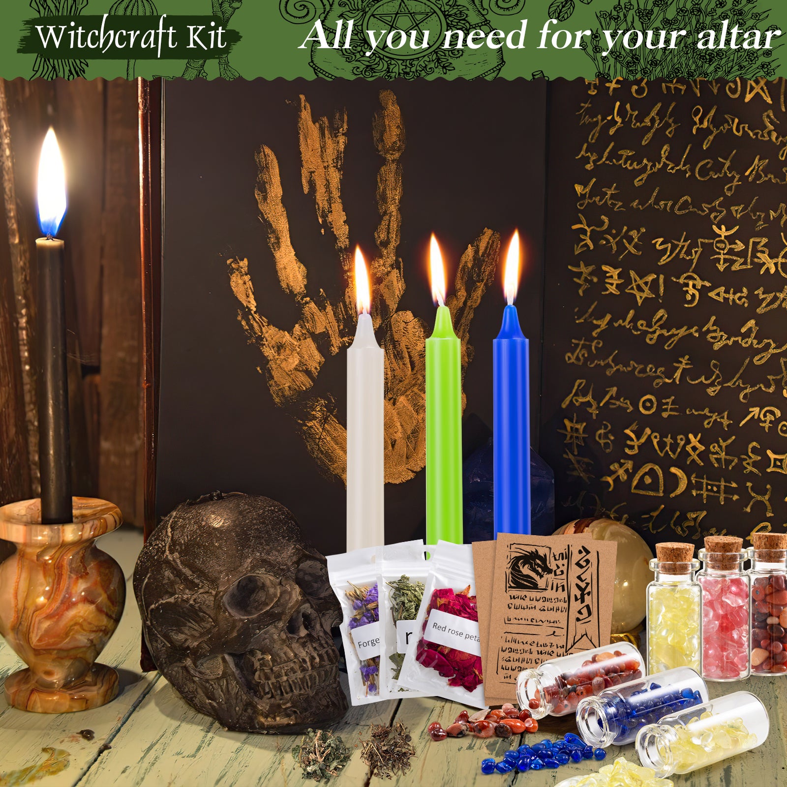 Altar Ceremony Witchcraft Tools Magic Wand Decoration Witch Supplies Gift Box