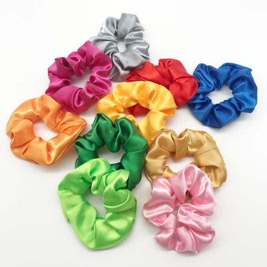 Wholesale Solid Color Hair Accessories Hair Band Elastic Ties Silky