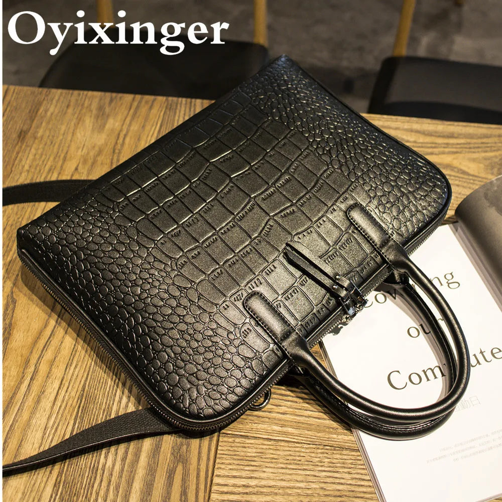 Ladies Computer Handbags for Women Office Handbag Girls Leather Shoulder Bag