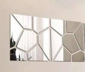 Mirror Wall Stickers 3d Acrylic Geometric Patterns Graphic Wall Stickers