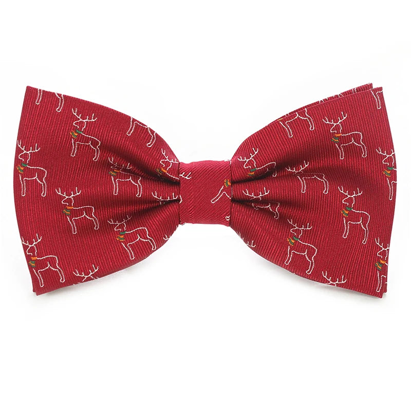 JEMYGINS Christmas Bow Ties for Mens Shirt  Snowflake Christmas Tree Pattern