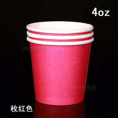 4oz Disposable Cups Thick Tasting Concentrated Color Tasting Cup