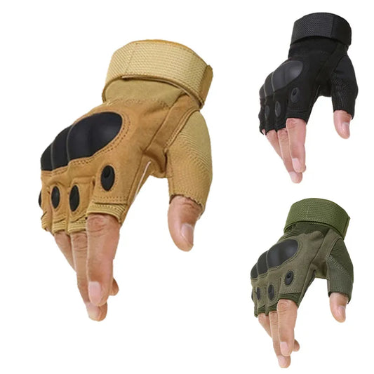 Half Finger Cycling Gloves Outdoor Tactical Men Shooting Hunting Gloves Sports