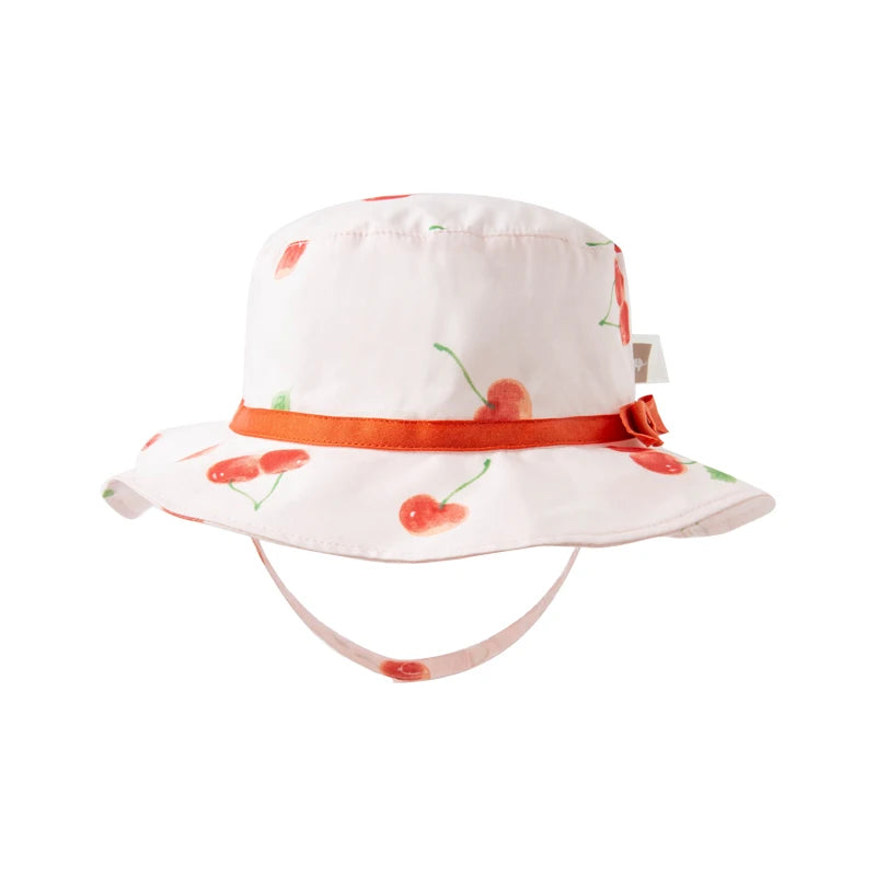 DBJ17487 Dave Bella Summer Fashion New Born Baby Girls Cute Bow Cartoon Hat