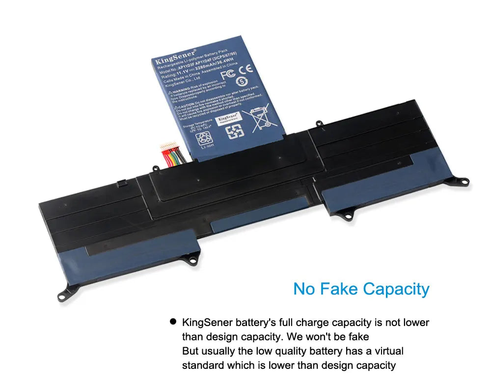 KingSener New AP11D3F Battery for Acer Aspire S3 S3-951 S3-391 MS2346 AP11D3F