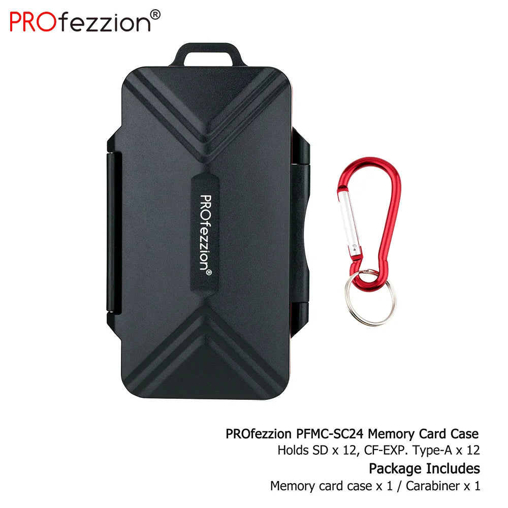 PROfezzion Luxury Durable Memory Card Holder Case Box Organizer Wallet