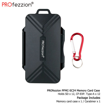 PROfezzion Luxury Durable Memory Card Holder Case Box Organizer Wallet