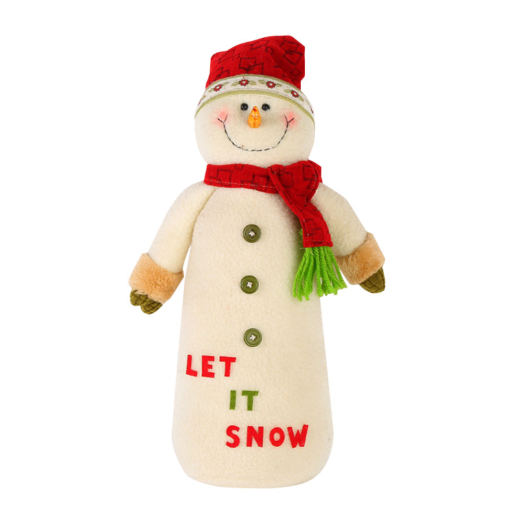 Hot Christmas Decoration Kids Toys Elk Snowman Doll