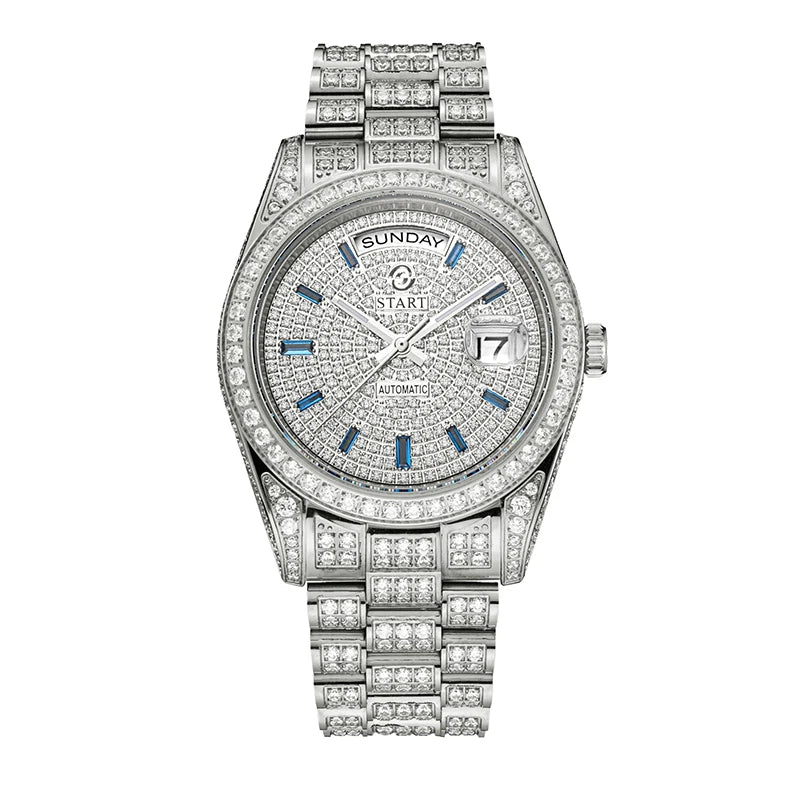 【START】Men's Automatic Mechanical Watch Diamond Watch Swiss Quality